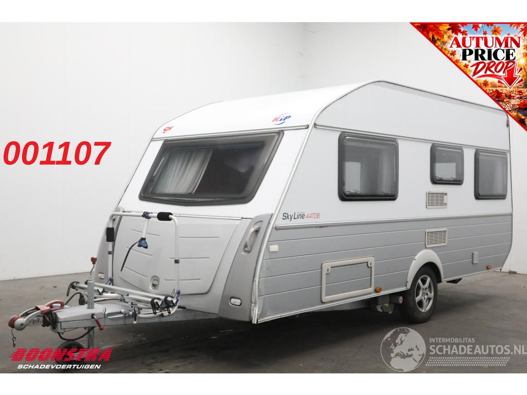 Kip Skyline 44 TDB Mover Fietsendrager Lengtebed Middenkeuken Treinzit