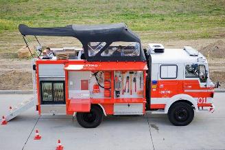 Unfall Kfz Van Dodge  Gastro Food Truck RG-13 Fire Service 1980/6