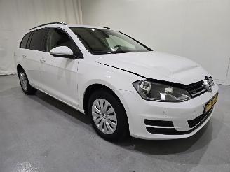 skadebil auto Volkswagen Golf Variant 1.6 TDI Trendline DSG Bjr.2014 2014/6