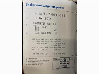 Volkswagen Transporter Transporter T5, Van, 2003 / 2015 1.9 TDi picture 5