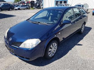 Damaged car Nissan Primera P12 Blauw BW9 Onderdelen Bumper Deur 2002/9