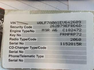  Opel Vivaro Vivaro, Van, 2000 / 2014 2.0 CDTI 2012