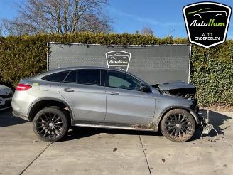 damaged passenger cars Mercedes GLE GLE AMG Coupe (C292), SUV, 2015 / 2019 3.0 450 AMG V6 24V Turbo 4-Matic 2016/3