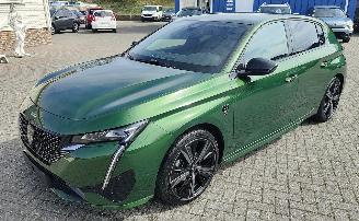 Unfallwagen Peugeot 308 Peugeot 308 GT oliven grun /schwartses leder rijdende schade 2022/12