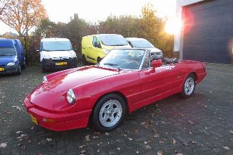 skadebil auto Alfa Romeo Spider Q.V. 2.0 CABRIOLET ORIGINELE NEDERLANDSE AUTO VAN 2e EIGENAAR !! 1989/4