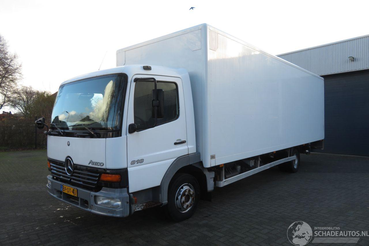 Mercedes Atego 818 BAKWAGEN + HYDR. LAADKLEP, BINNENMAAT LxBxH 785x251x226 CM