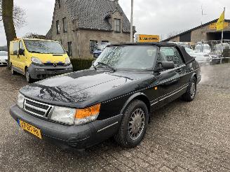Damaged car Saab 900 TURBO, CABRIOLET, AUTOMAAT, SCHUURVONDST 1989/2