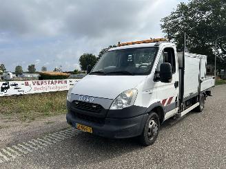 Schade bestelwagen Iveco Daily 50C14G openlaadbak AARDGAS (CNG) categorie C rijbewijs, airco 2013/12