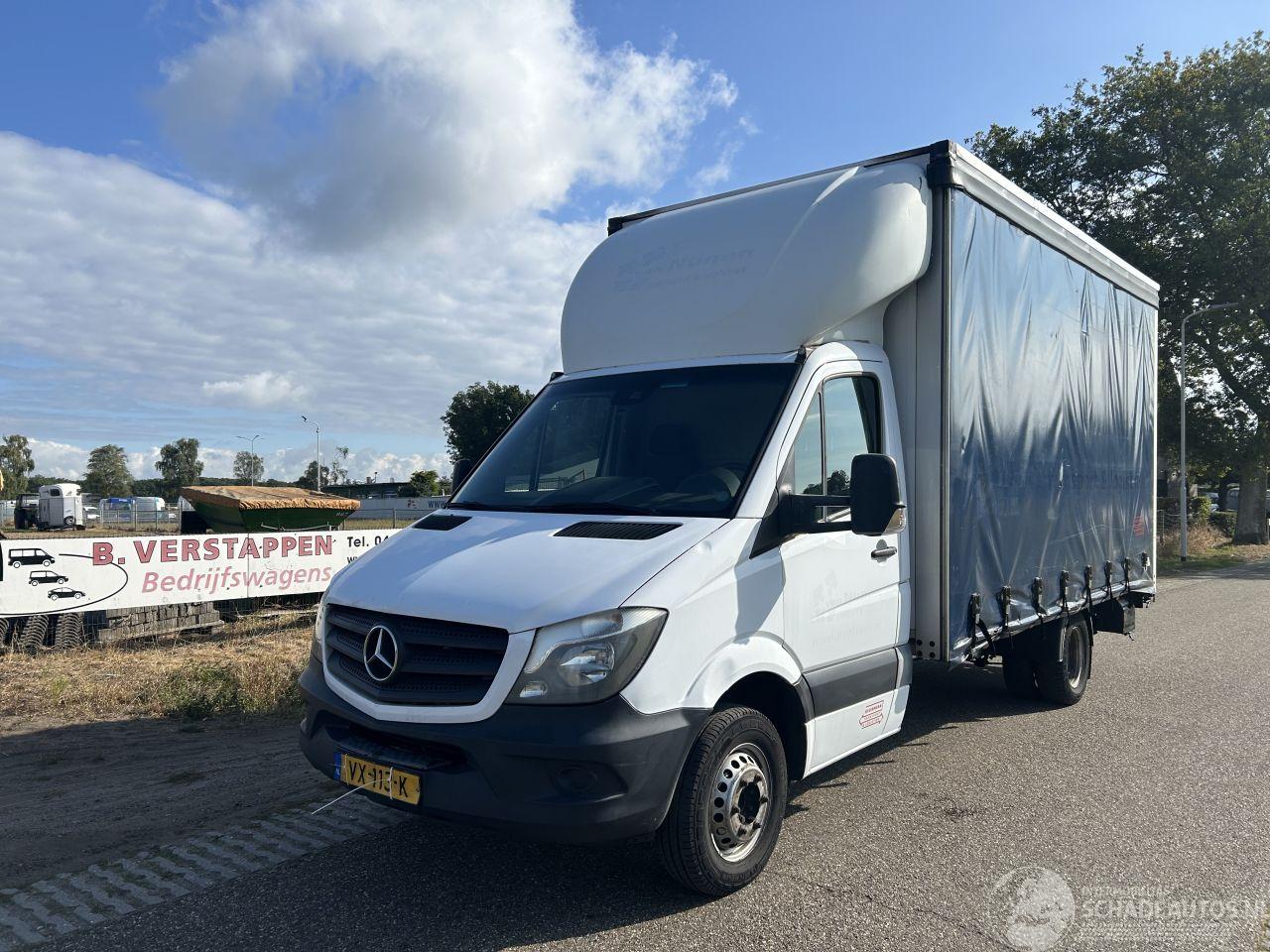 Mercedes Sprinter 516 CDI BAKWAGEN MET SCHUIFZEIL + HYDR. LAADKLEP