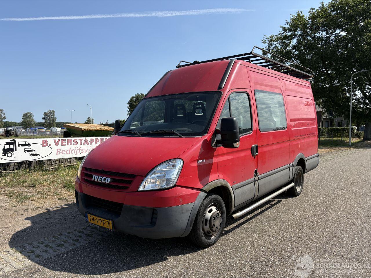 Iveco Daily 3.0 HPI 35C15V DUBBELE CABINE, LANG + HOOG
