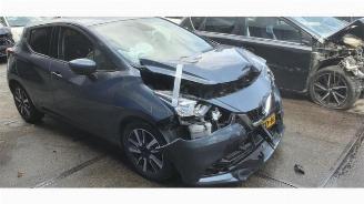 krockskadad bil auto Nissan Micra Micra (K14), Hatchback, 2016 / 2024 1.5 dCi 2018/1