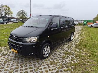 krockskadad bil bedrijf Volkswagen Transporter TRANSPORTER DUBBELE CABINE AUTOMAAT !!! 2010/4