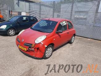 krockskadad bil auto Nissan Micra Micra (K12), Hatchback, 2003 / 2010 1.2 16V 2004/3
