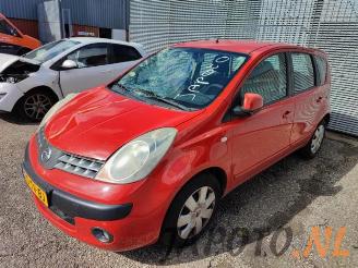 krockskadad bil auto Nissan Note Note (E11), MPV, 2006 / 2013 1.4 16V 2007/4