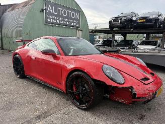 krockskadad bil auto Porsche 911 4.0 GT3 510PK Autom. Schaalstoelen Carbondak NAP 2022/11