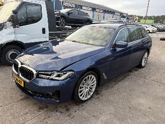 Voiture accidenté BMW 5-serie 530E 135KW Autom. Clima Navi Laser Business Edition Plus NAP 2021/7