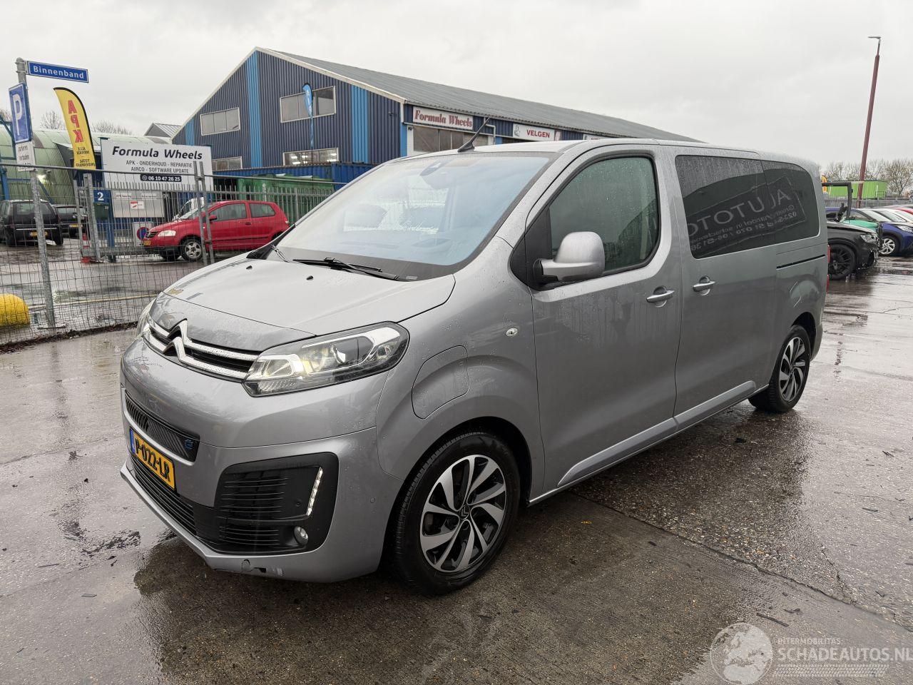 Citroën SpaceTourer e 75 kWh 100KW 8-Pers Lounge XL  Pano Clima Navi HUD 2x Schuifdeur  Led Xenon