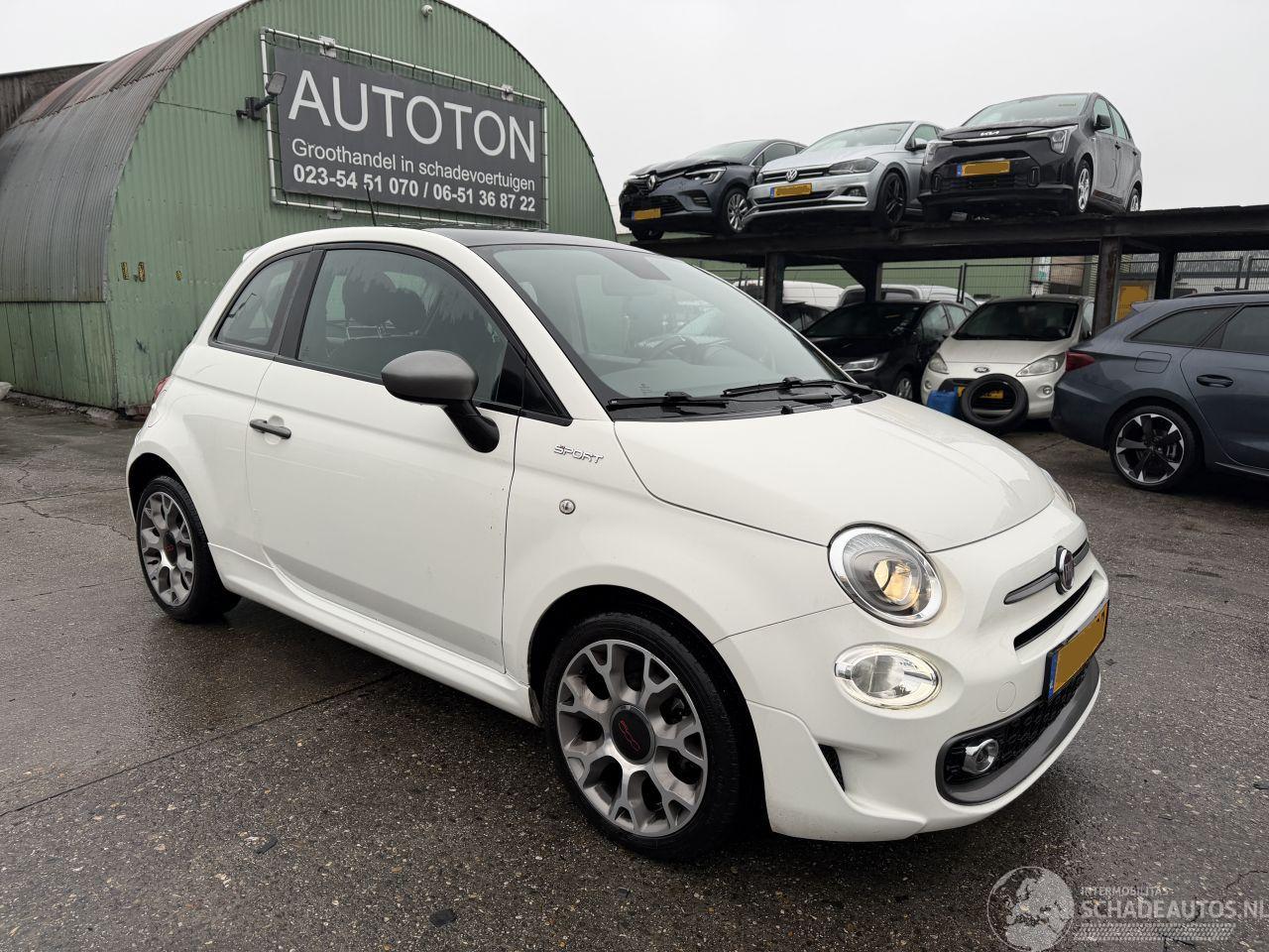 Fiat 500 1.0 Hybrid 51KW Sport Pano Clima Led NAP