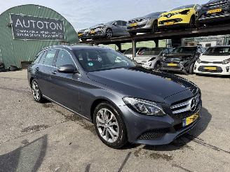 Coche accidentado Mercedes C-klasse 350e Hybrid 155KW Autom. Clima Navi Led Xenon Burmester 2015/12