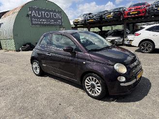 Schadeauto Fiat 500 0.9 Twinair 63KW Pano Airco Lounge NAP 2012/9