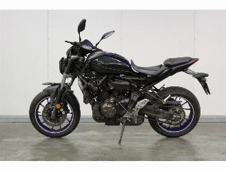 Schade motor Yamaha MT-07 ABS 2017/5