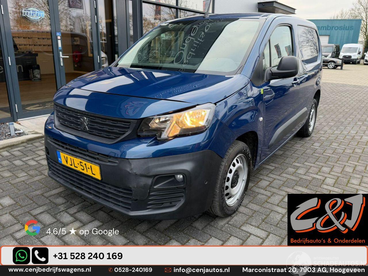 Peugeot Partner 1.5 BlueHDI Premium airco navi cruise automaat luxe