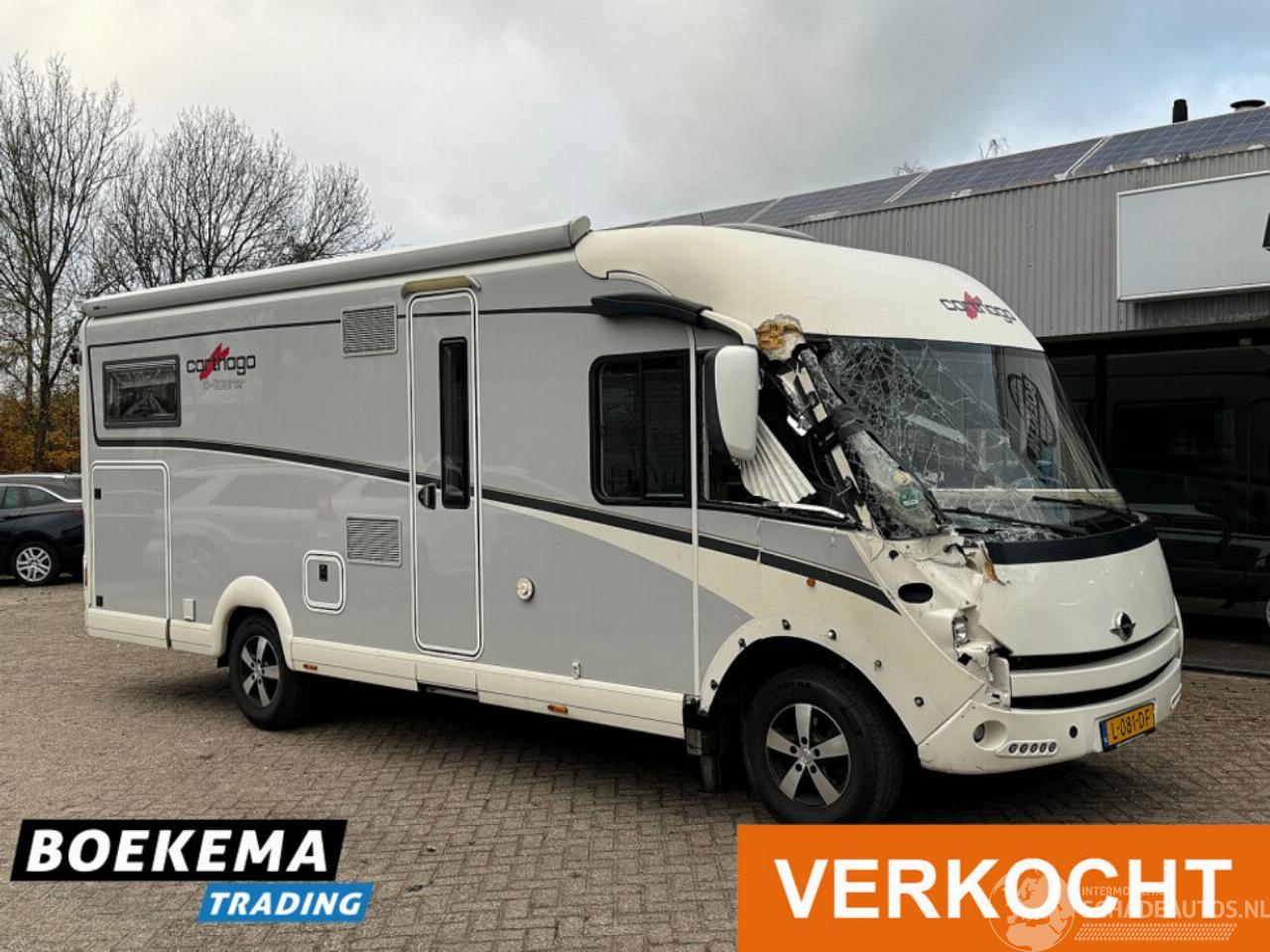 Carthago  C-TOURER I 149 Levelsysteem Airco Hefbed Schotel Zonnepaneel Enkele Bedden 2xAirco