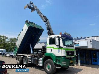 Schade vrachtwagen MAN TGS 32.400 6X6 Hiab 166Pro Remote Kipper Widespread Euro5 2009/1