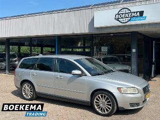 damaged passenger cars Volvo V-50 1.8 Edition II Leer Climate Cruise PDC 2008/2