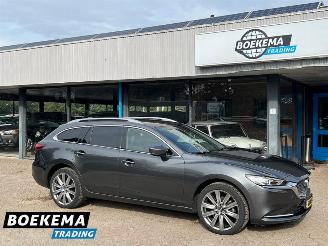 Schadeauto Mazda 6 Sportbreak 2.5 SkyActiv-G Aut Keyless HUD Navi Camera Stoelkoel. 2022/9