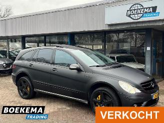 krockskadad bil auto Mercedes R-klasse 6.3 V8 AMG 510PK Pano Leer Climate Stoelverw. Trekhaak 2007/1