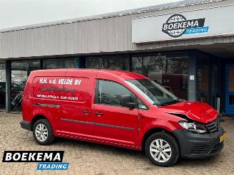 škoda dodávky Volkswagen Caddy maxi 1.6 TDI L2 Airco Cruise trekhaak 2017/2