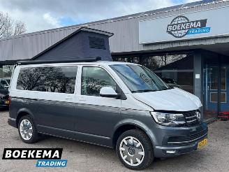 damaged campers Volkswagen  Transporter 2.0TDI 150PK DSG Camper Hefdak Luifel Fietsendrager Leer Stoelverw. Navigatie 2017/11