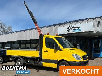 škoda dodávky Mercedes Sprinter 316 Benzine! Palfinger Kraan Airco Automaat Open-Laadbak 2011/3
