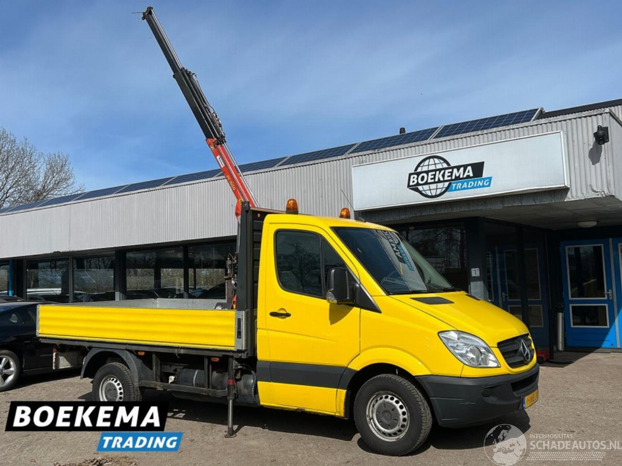 Mercedes Sprinter 316 Benzine! Palfinger Kraan Airco Automaat Open-Laadbak