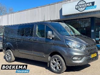 škoda dodávky Ford Transit Custom 320 2.0 TDCI 170PK L2 Limited DoKa 6-Persoons Automaat 2xSchuifdeur 2018/5