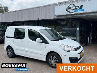 uszkodzony samochody ciężarowe Citroën Berlingo 1.6 BlueHDI 100 S&S Navigatie Camera Cruise Schuifdeur 2018/10