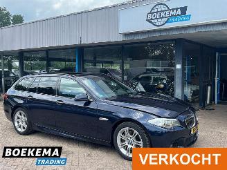 krockskadad bil auto BMW 5-serie 535xi High Exe M-Sport Panorama Leer HUD Lane-Ass Keyless 2012/1