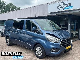 damaged commercial vehicles Ford Transit Custom 320 2.0 TDCI L2 Limited DC 5-Persoons Clima Camera 2x Schuif 2018/5