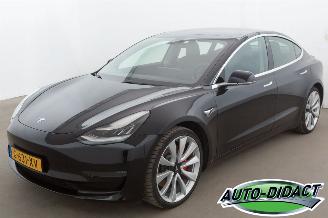 Auto incidentate Tesla Model 3 Performance AWD 75 KWH 2019/12
