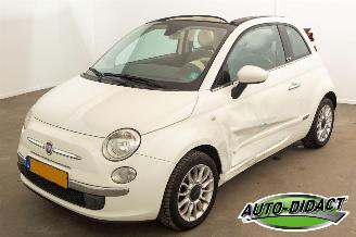 uszkodzony samochody osobowe Fiat 500 Cabrio 1.2 Automaat Airco Lounge 2010/8