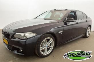 Schadeauto BMW 5-serie 520i Automaat Elek Dak Leder M Sport Edition High Executive 2016/11