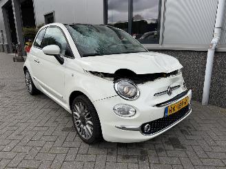 uszkodzony samochody osobowe Fiat 500 0.9 TwinAir Turbo Lounge 2018/1