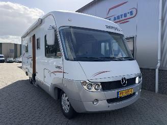 Vaurioauto  campers Mercedes  RAPIDO 906 LE RANDONNEUR 965M 2008/2