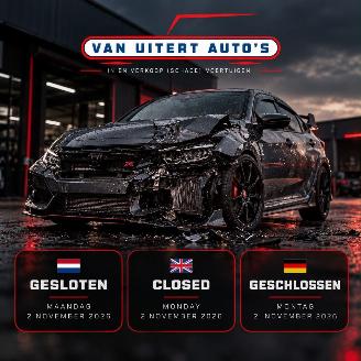 Damaged car Audi Note Gesloten maandag 2 november. 2026/11