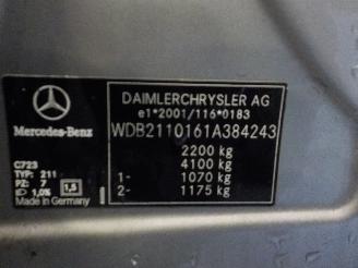 Mercedes E-klasse E (W211) Sedan 2.7 E-270 CDI 20V (OM647.961) [130kW]  (03-2002/12-2008=
) picture 5