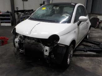Damaged car Fiat 500 500 (312) Hatchback 1.2 69 (169.A.4000(Euro 5)) [51kW]  (07-2007/...) 2008