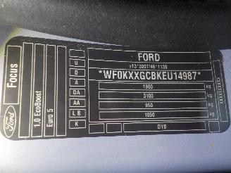 Ford Focus Focus 3 Hatchback 1.0 Ti-VCT EcoBoost 12V 125 (M1DA(Euro 5)) [92kW]  (=
02-2012/05-2018) picture 6