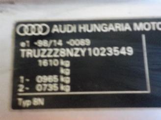 Audi TT TT (8N3) Coupé 1.8 20V Turbo (AJQ) [132kW]  (10-1998/10-2006) picture 6