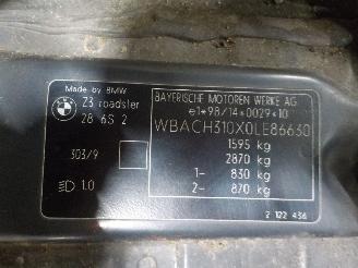 BMW Z3 Z3 Roadster (E36/7) Cabrio 2.8 24V (M52-B28(286S1)) [142kW]  (11-1996/=
05-2000) picture 6
